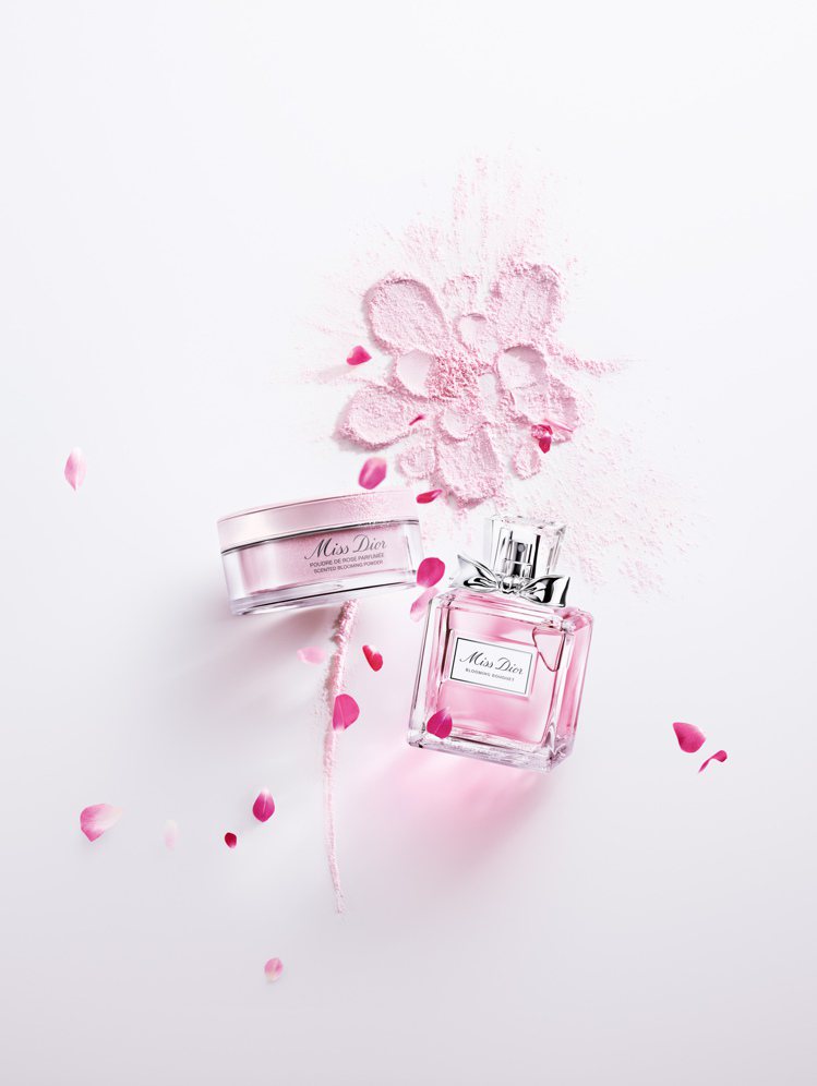 珠光蜜粉延續著輕柔的Miss Dior精神，即日起上市。圖／Dior提供