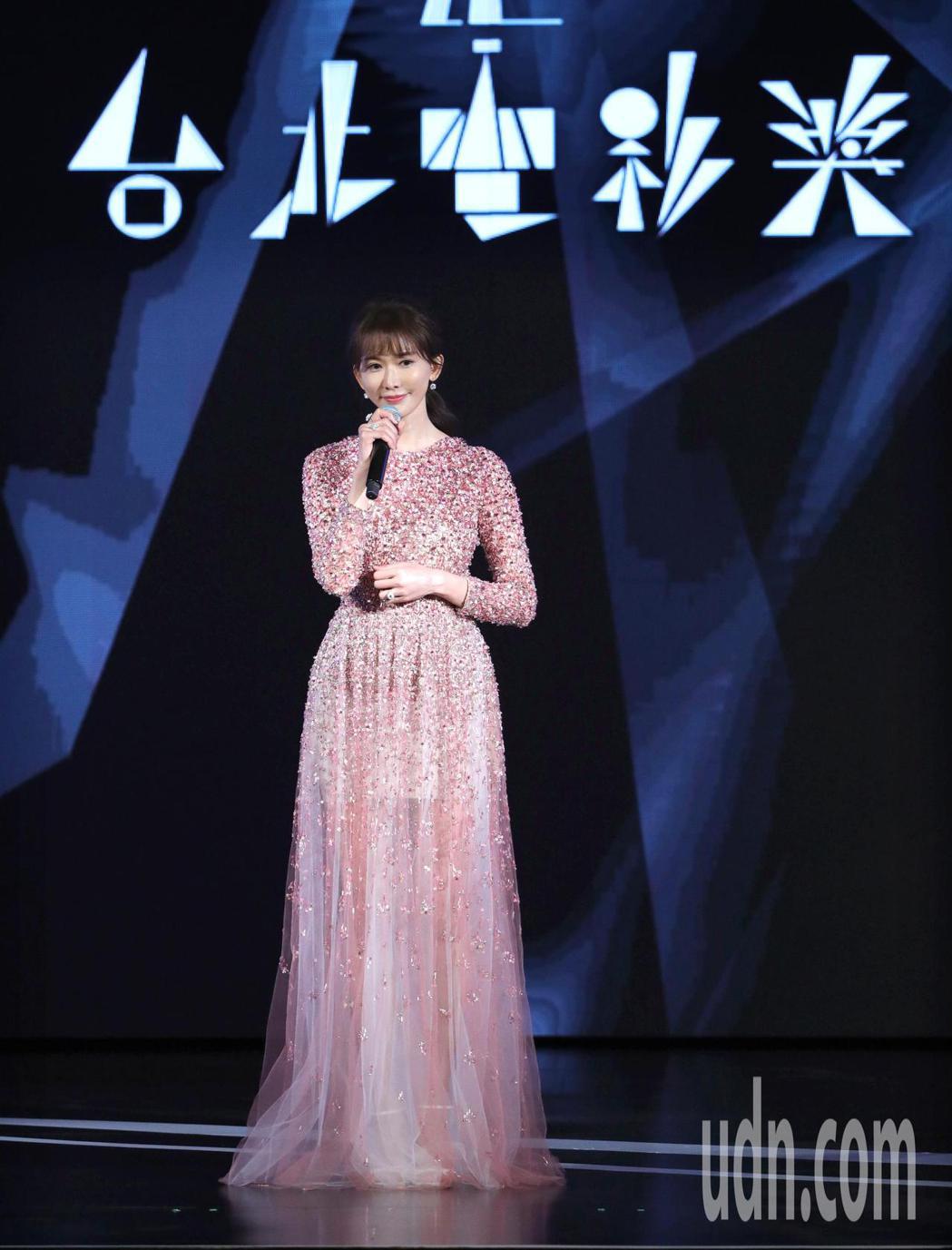 台北電影獎驚喜連連，典禮一開始林志玲擔任開場引言人。圖／台北電影獎提供