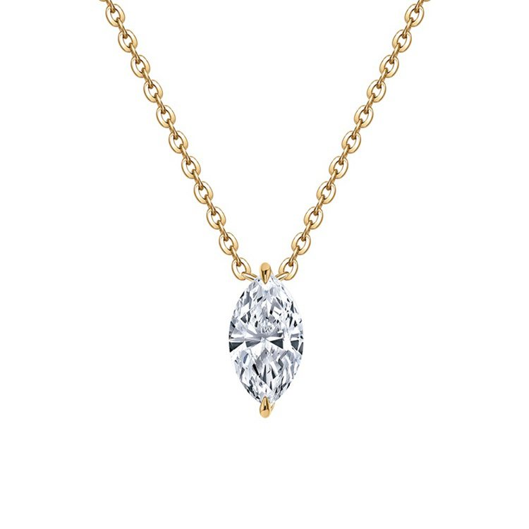 Diamond Foundry經典侯爵夫人形項鍊，0.50克拉鑽石，45,000...