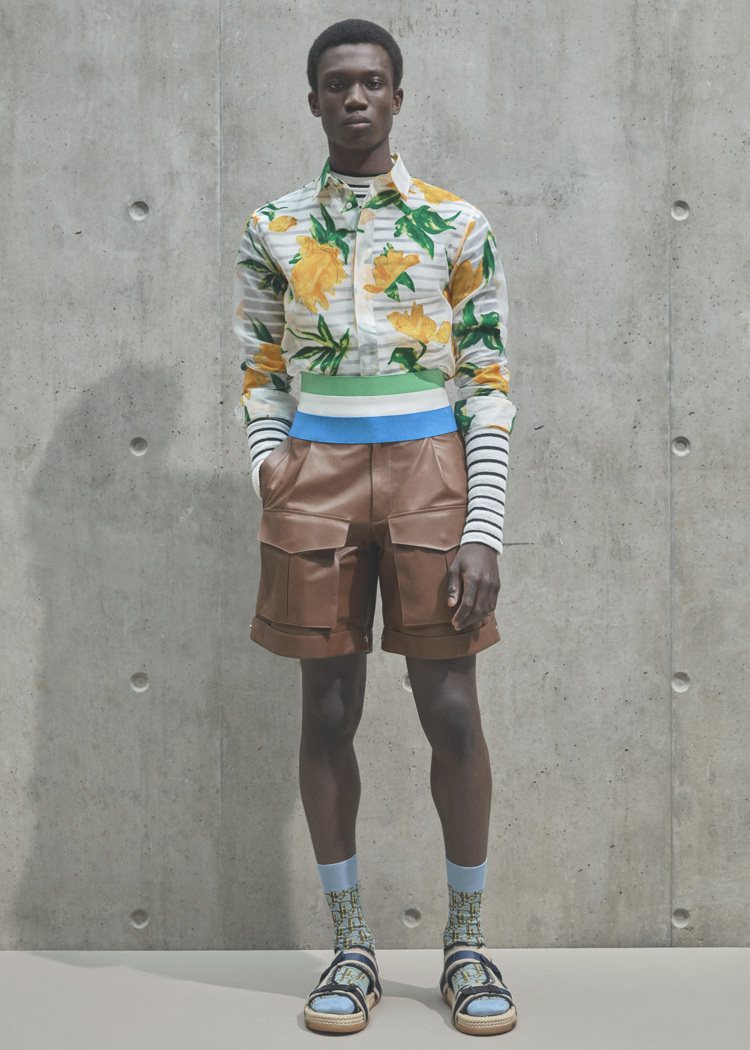 DIOR發表2021夏季系列男裝，綻放非洲大陸藝術風采。圖／DIOR提供