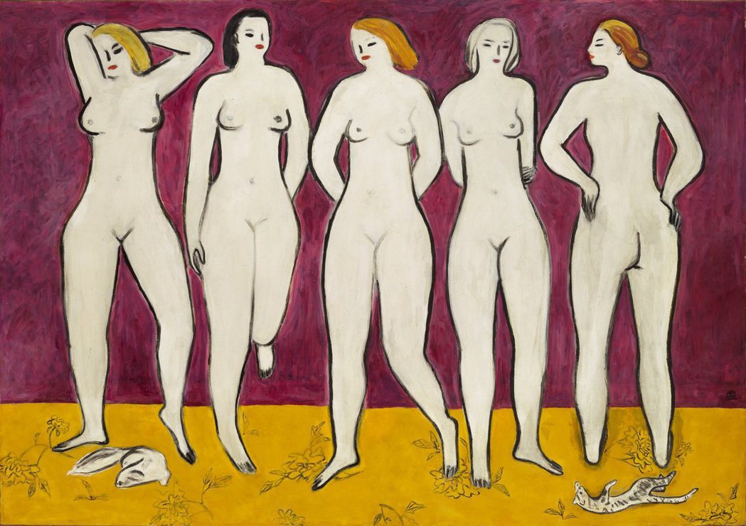 常玉「五裸女」是二十世紀最重要的藝術作品之一，風格強烈的韻味打破藝術家生涯拍賣紀...