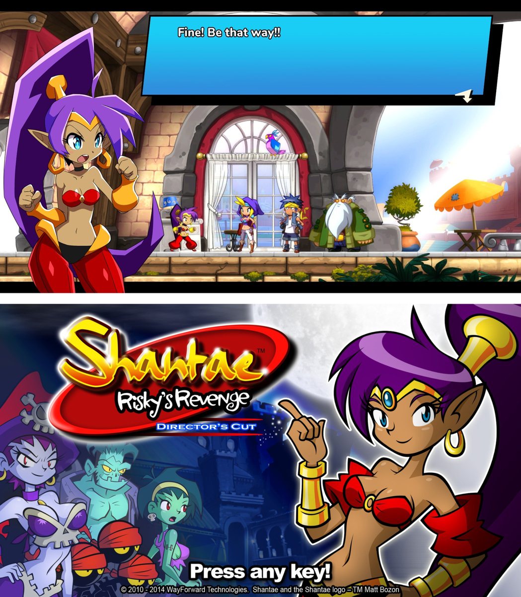 本作與第二作《Shantae: Risky's Revenge》的美術風格完全是...