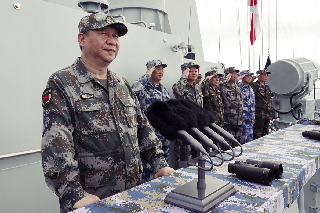 面對中國的海上實力成長，日本已明顯感受到威脅。 圖／美聯社
