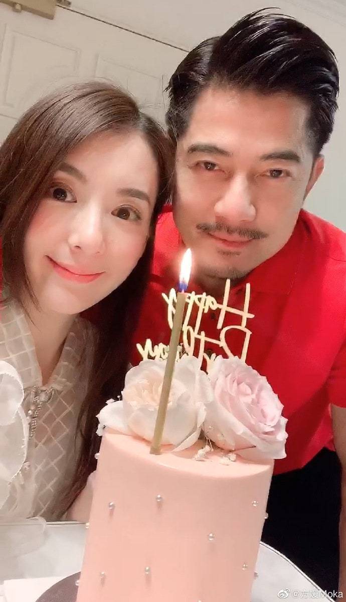 郭富城與老婆慶祝她33歲生日
© 方媛微博
圖／VOGUE提供