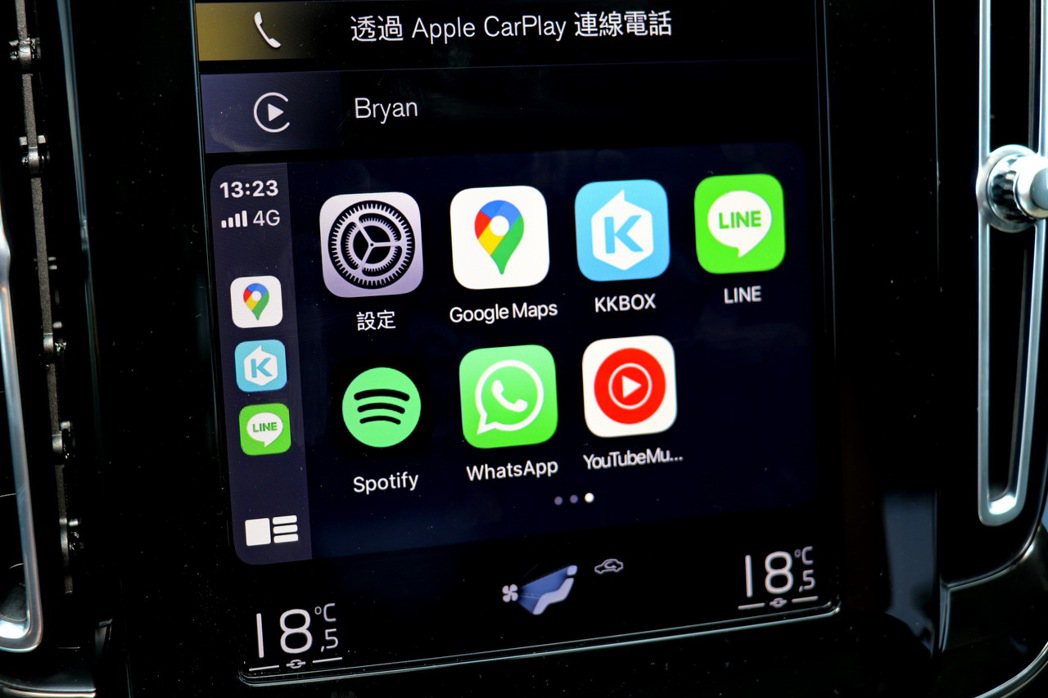 台灣民眾相當常用的LINE也在近期針對iOS系統推出10.13.5版本更新，終於能夠支援Apple CarPlay。 記者陳威任／攝影