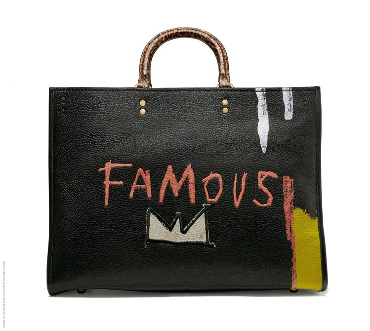 COACH X Jean-Michel Basquiat Rogue托特包，52,800元。圖／COACH提供