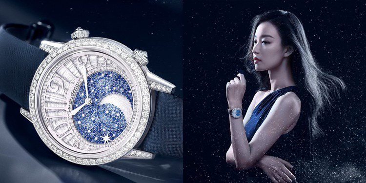 中國女星倪妮配戴上積家約會系列女士鑽表，展現耀眼光彩。圖 / 翻攝自ig。
