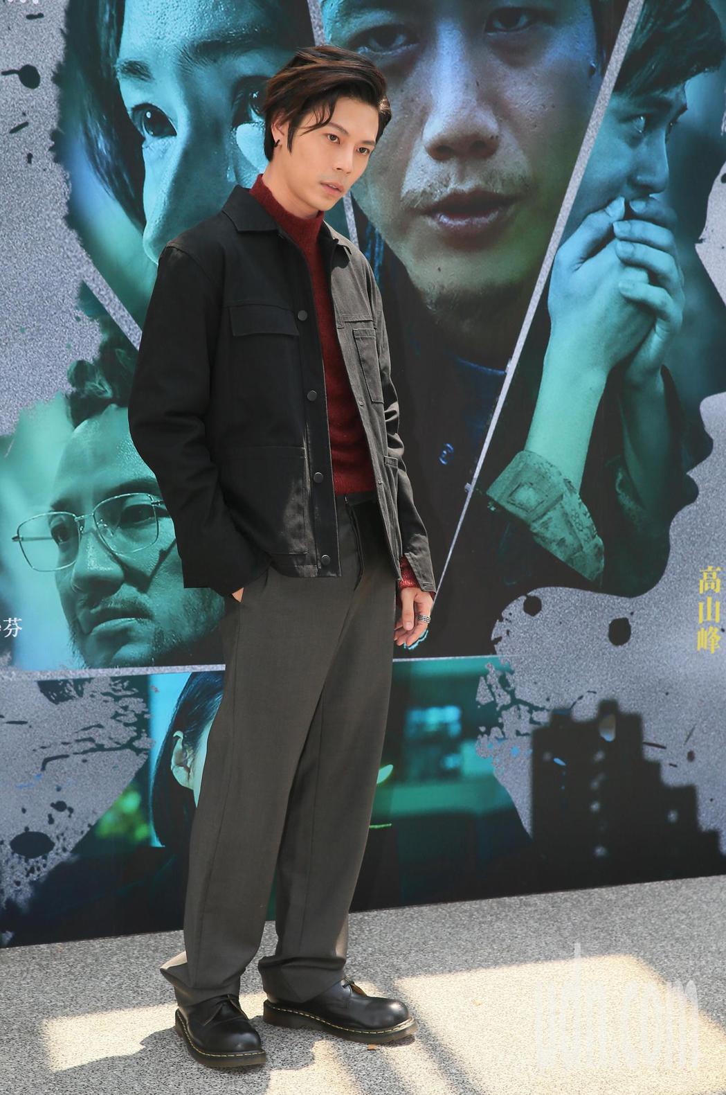 「追兇500天」首映會今天舉行，主要演員柯朋宇出席。記者潘俊宏／攝影