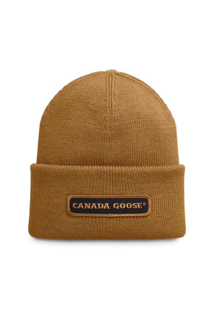 EMBLEM TOQUE毛帽6,200元。圖／Canada Goose提供