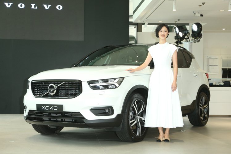 桂綸鎂拍攝VOLVO XC40廣告，出席新車發表。記者陳立凱/攝影
