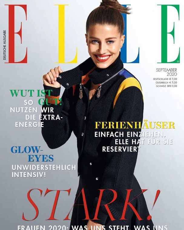 妮可波特拉斯基早已經是時尚雜誌的封面女郎。圖／摘自Elle