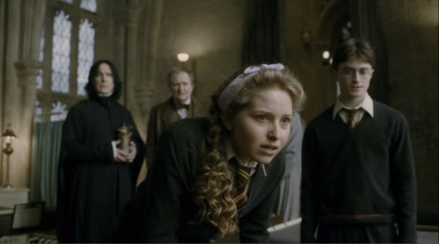 潔西凱芙(前中)曾經在「哈利波特」影片演出。圖／摘自imdb
