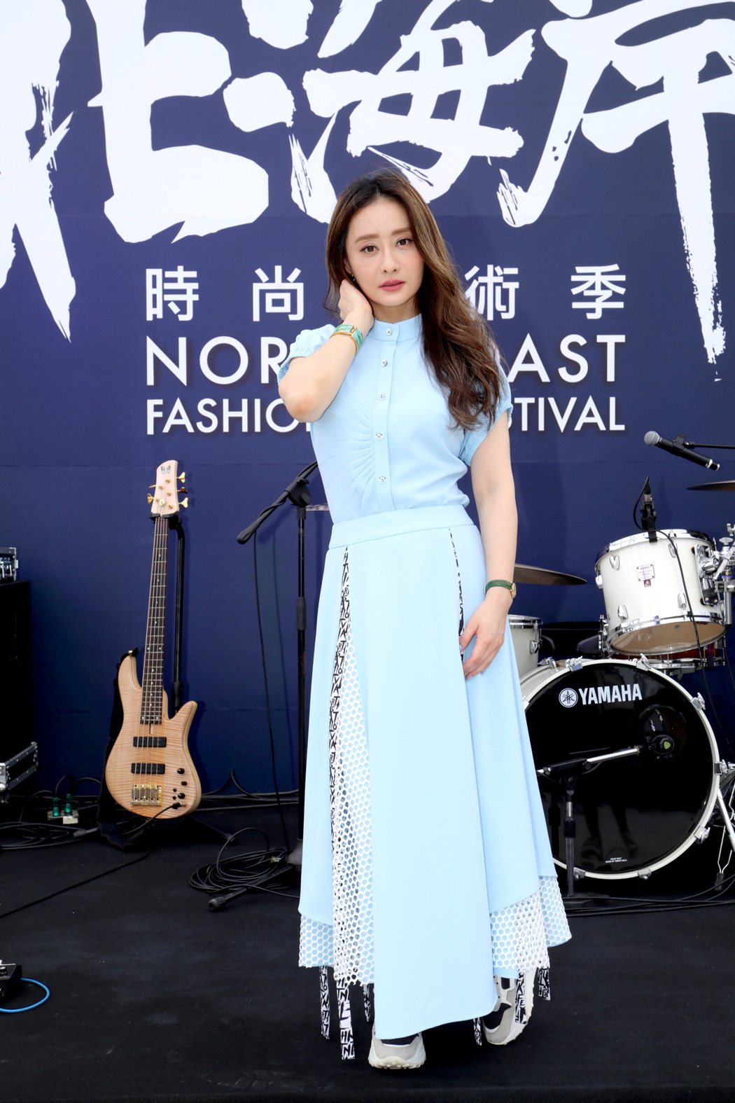陳德容擔任「2020北海岸時尚藝術季」時尚大使。圖／伊林娛樂提供