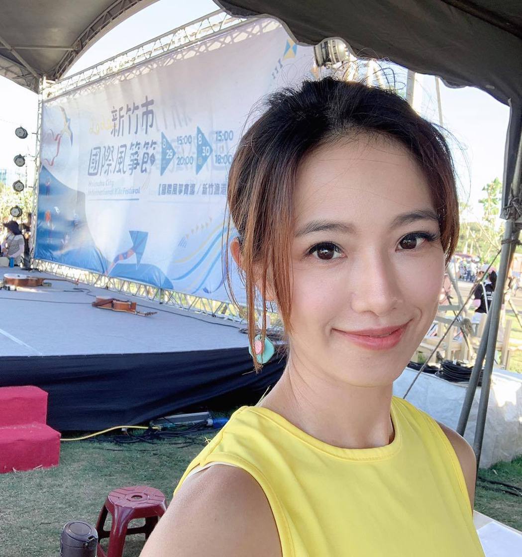 黃瑄是「新竹市國際風箏節」活動主持人。 圖／擷自黃瑄臉書