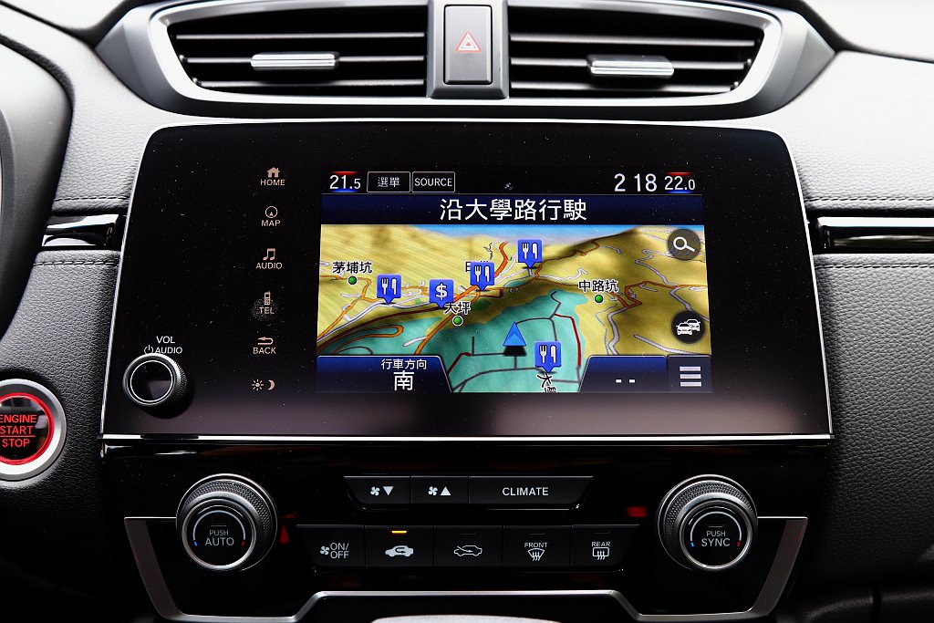 Honda CR-V 1.5VTi-S車型以上才配有7吋觸控主機（附導航與智慧型...