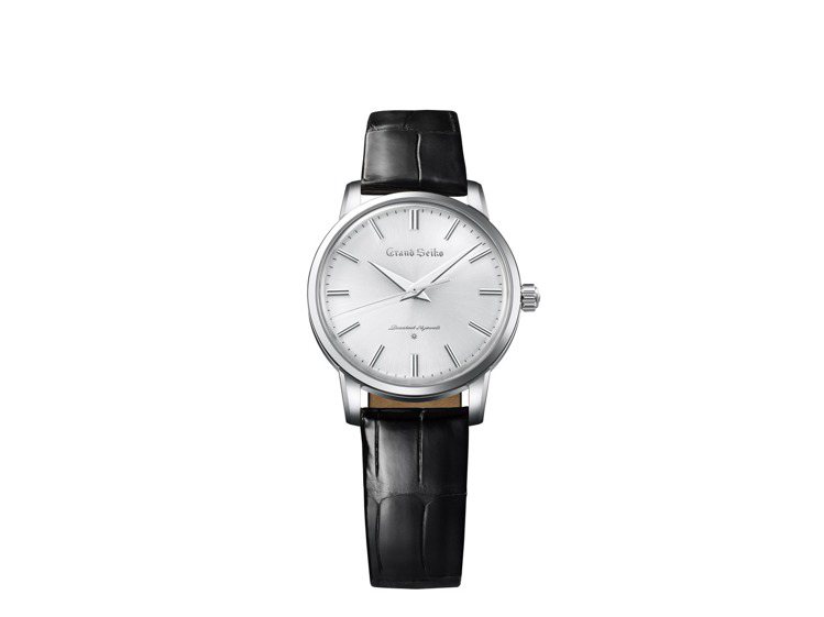 Grand Seiko旗艦店限定1960復刻系列SBGW257腕表，鉑金表殼、指針，約120萬元。圖／Grand Seiko提供