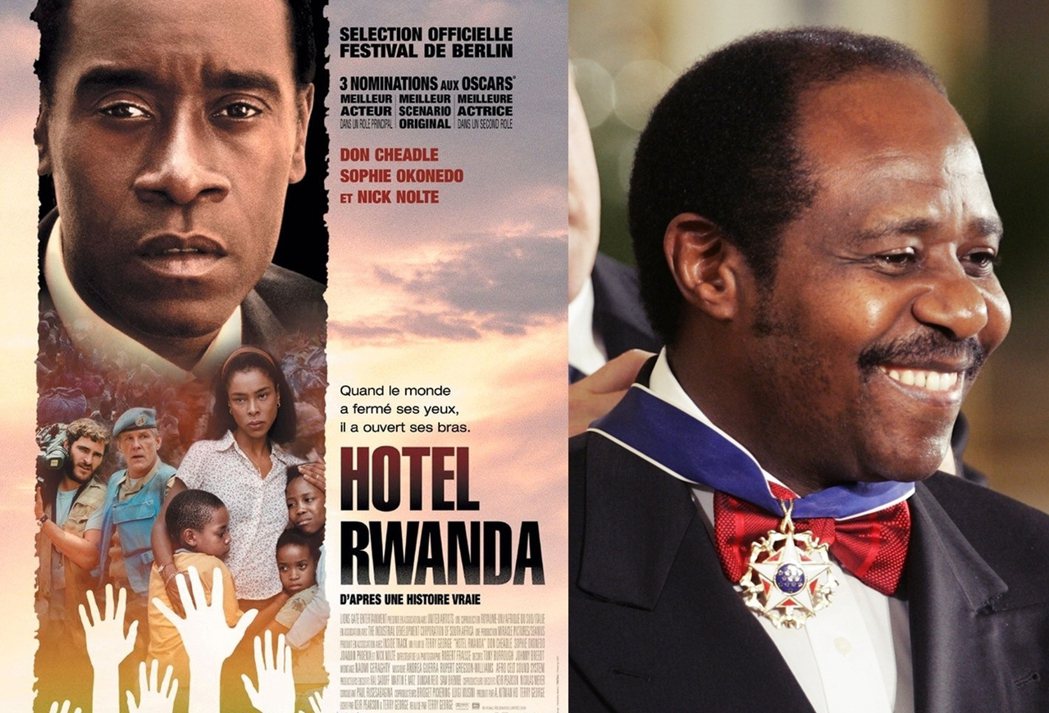 好萊塢經典電影、改編自盧安達大屠殺真人真事的《盧安達飯店》 ，劇中無私奉獻的主角...