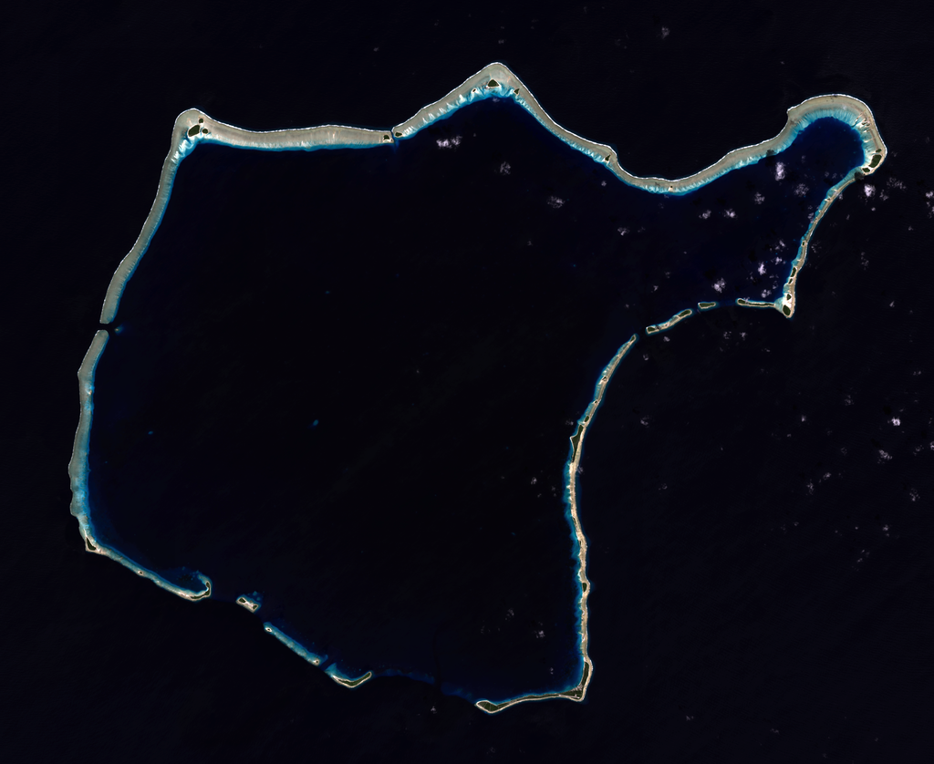 「朗格拉普環礁」是馬紹爾群島共和國的29個環礁之一。 圖／取自維基共享