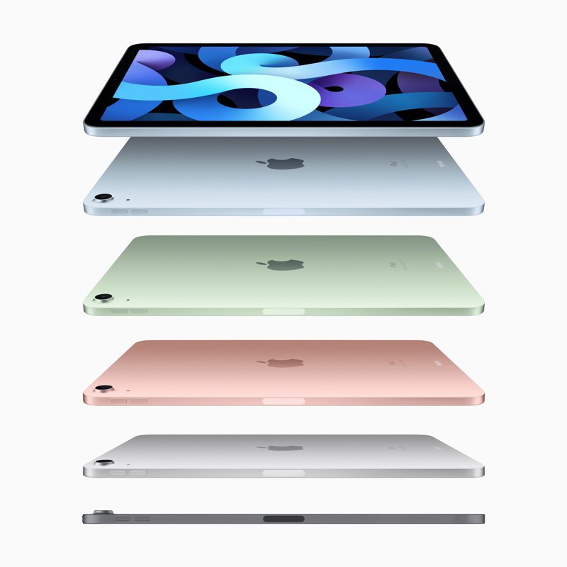 蘋果15日發表全新iPad Air。（圖／歐新社）