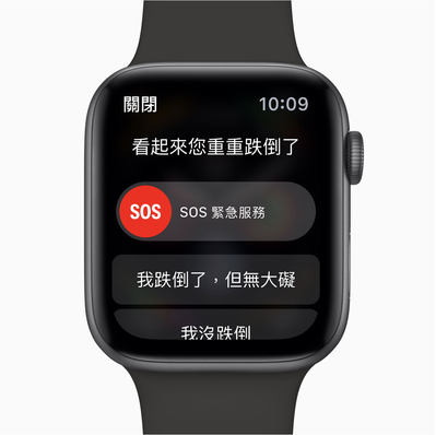 Apple Watch Series 4的跌倒偵測功能，對65歲以上使用者預設自...