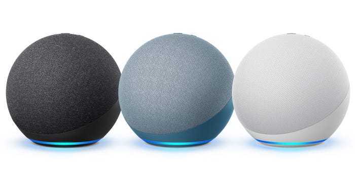 亞馬遜發表全新的球形智慧音箱Echo。網路照片