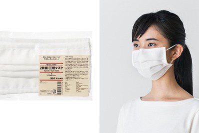 日本無印良品熱銷「可重複使用三層口罩」台灣買得到了
