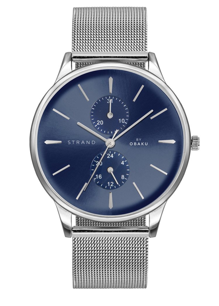 OBAKU Strand榮耀系列腕表2,950元。圖／昊鋒時計選品提供