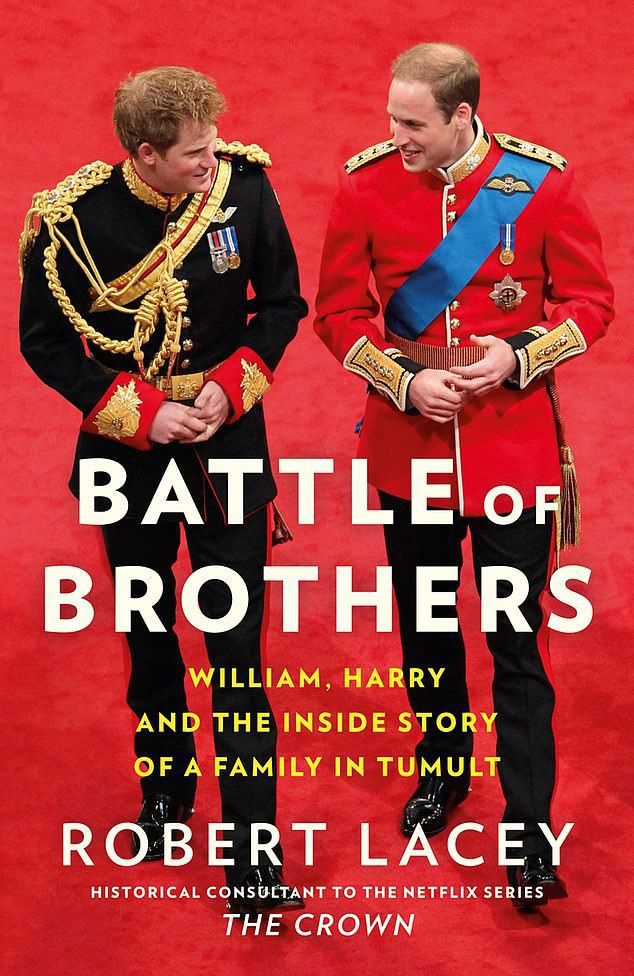 「兄弟之戰」即將上市，哈利（左）與威廉間的手足衝突成為全書重點。圖／摘自Amazon