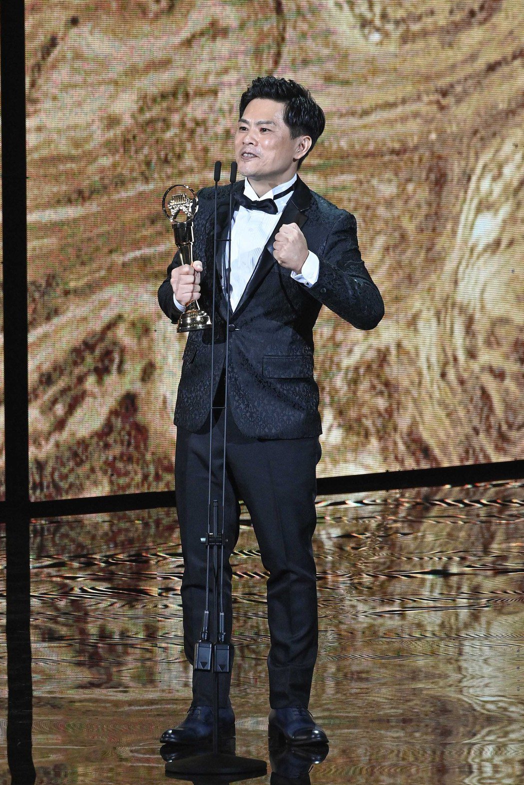第31屆金曲獎，蘇明淵獲得最佳台語男歌手獎。圖／台視提供