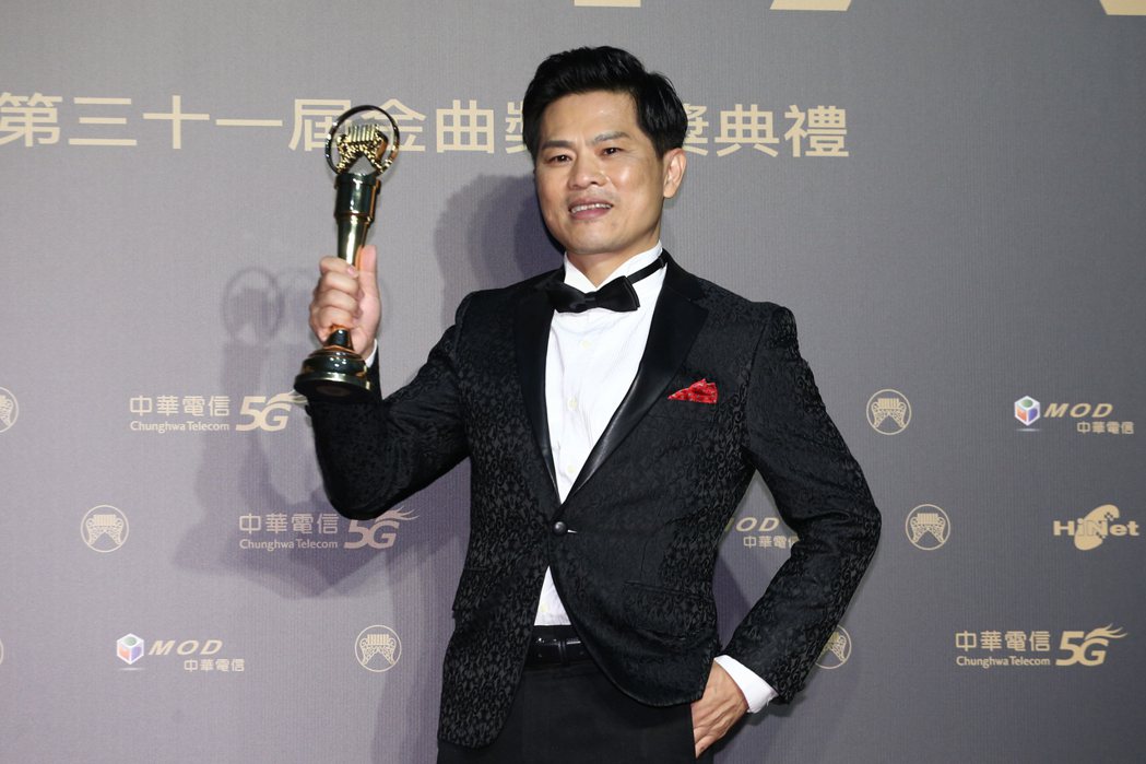 第31屆金曲獎，蘇明淵獲得最佳台語男歌手獎。記者曾原信／攝影