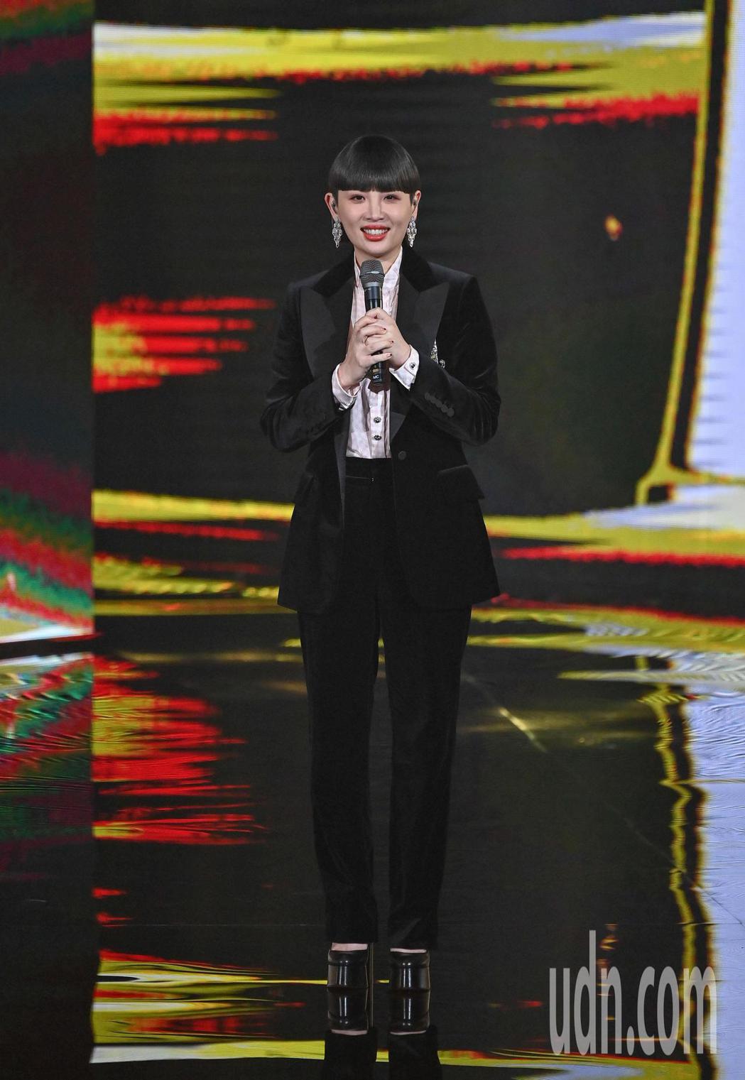 第31屆金曲獎，主持人魏如萱進行表演。圖／台視提供