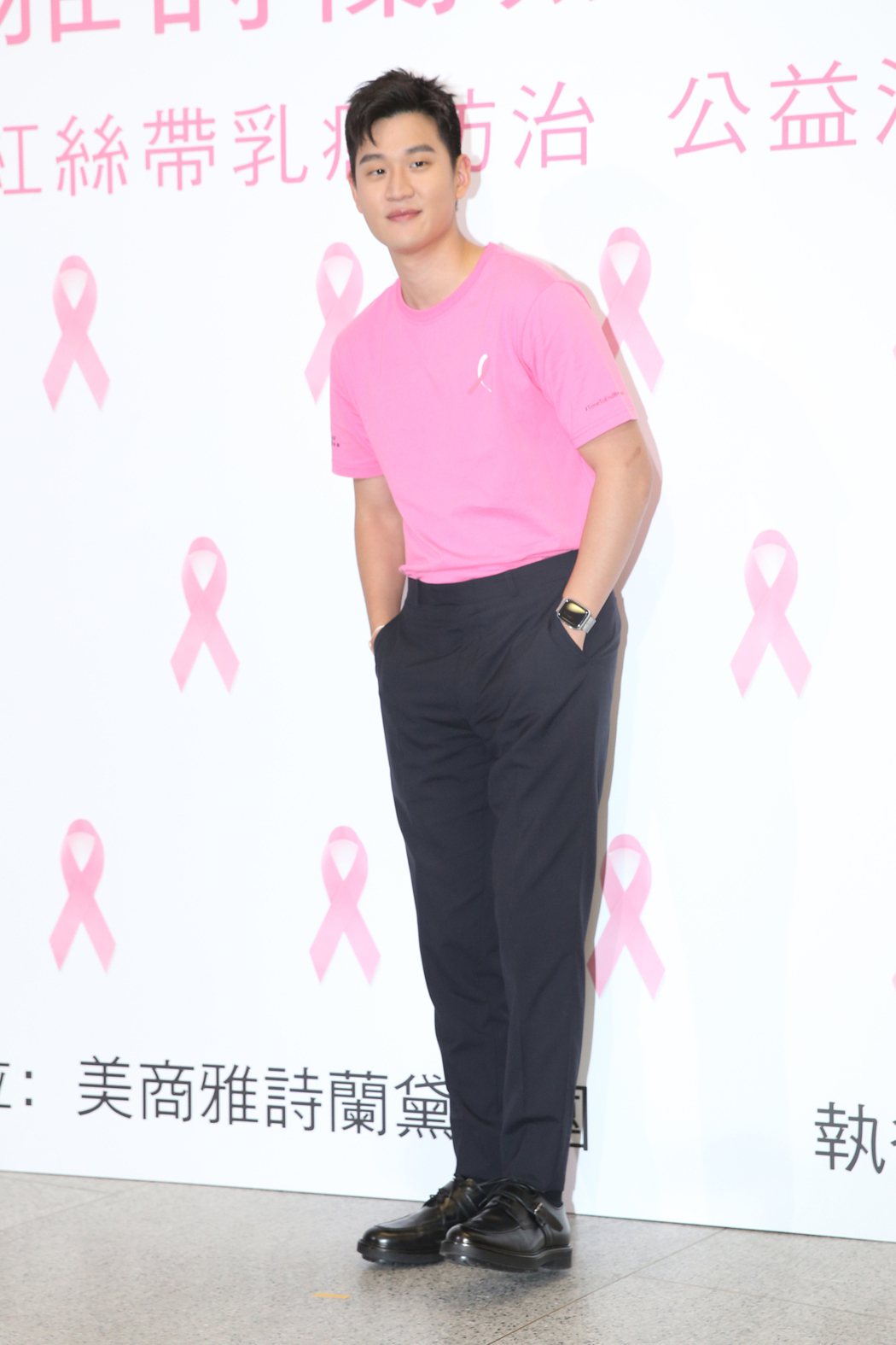 周興哲參與乳癌防治公益演唱會。記者許正宏／攝影