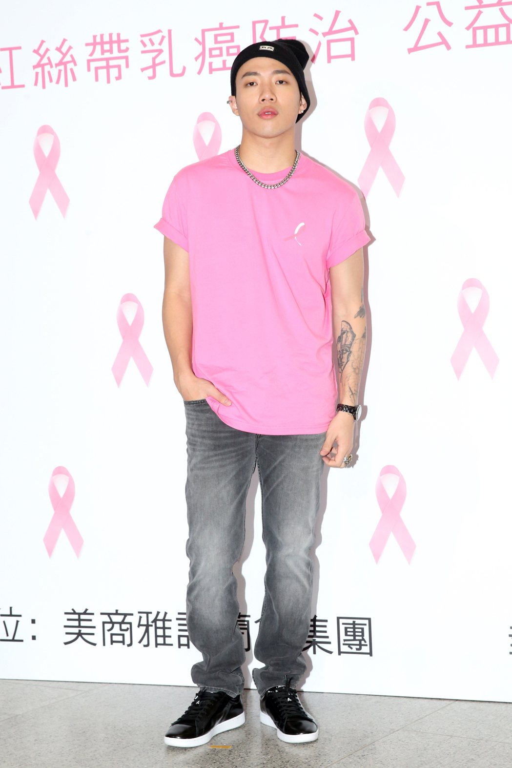 ØZI擔任乳癌防治公益演唱會演出嘉賓。記者許正宏／攝影