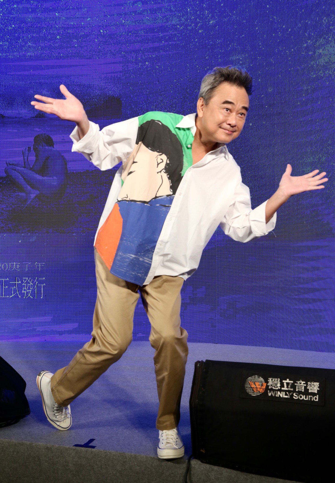 陳昇宣布取消第27年跨年演唱會，笑喊來TICC像回家般。記者林俊良／攝影