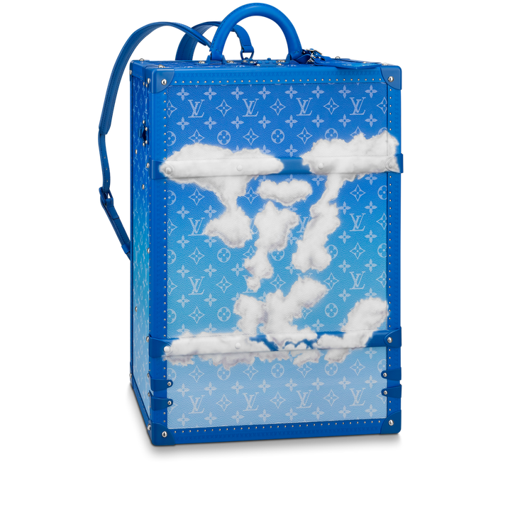 Monogram Cloud藍天白雲款後背包硬箱，1,03萬元。圖／LV提供