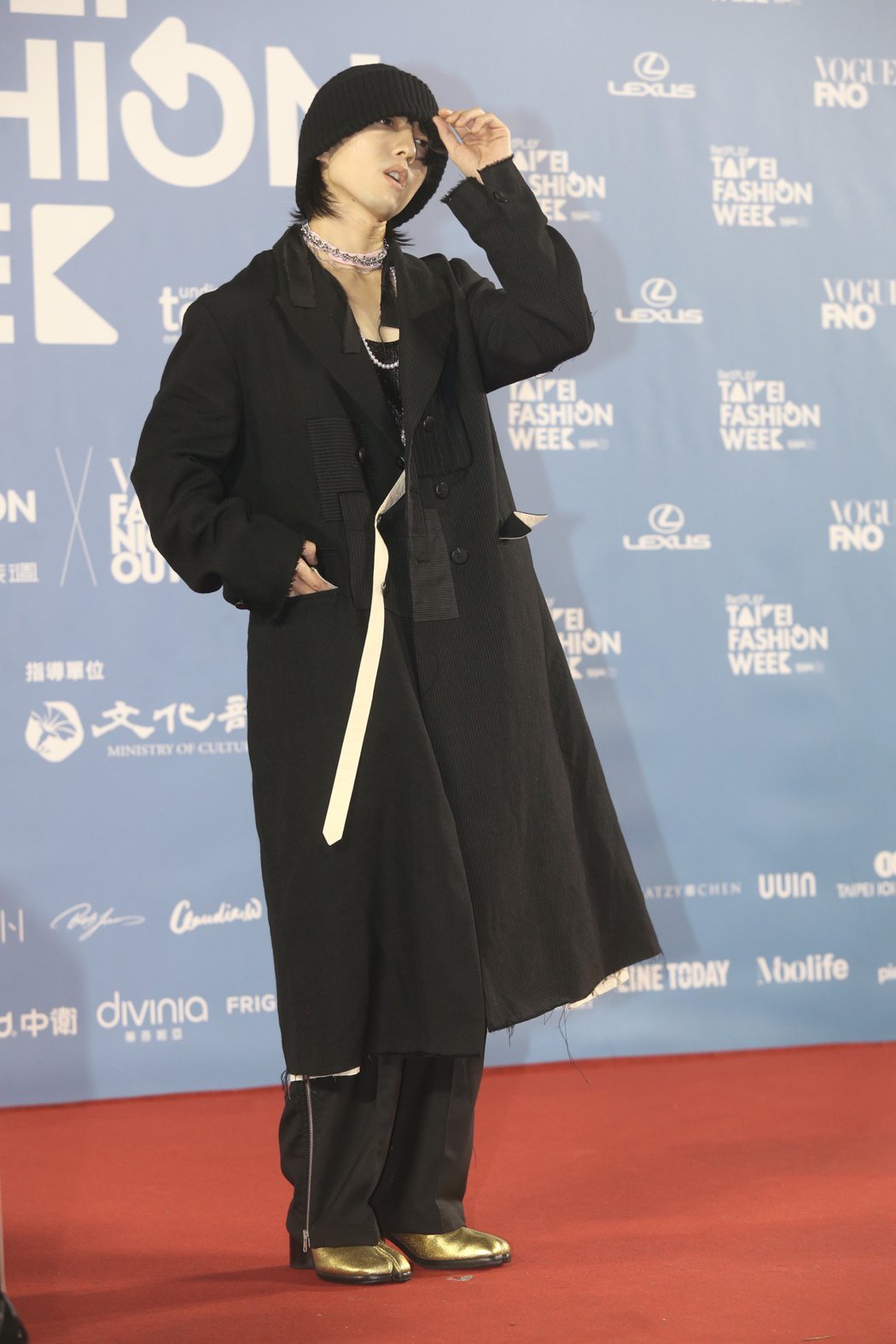 林宥嘉出席台北時裝周押軸時尚大秀。記者林俊良/攝影