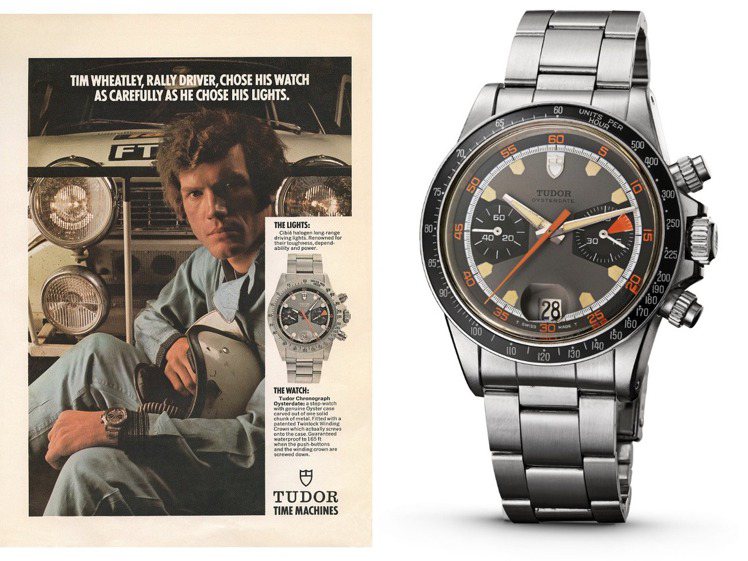 1970問世的Oysterdate腕表，又以次表面的「本壘板（homeplate）」設計最為藏家津津樂道，並在2010年以Vintage之名復歸。圖 / TUDOR提供。