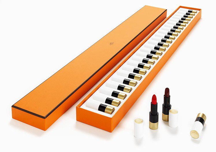 鋼琴24色唇彩禮盒，54,000元。圖／愛馬仕提供