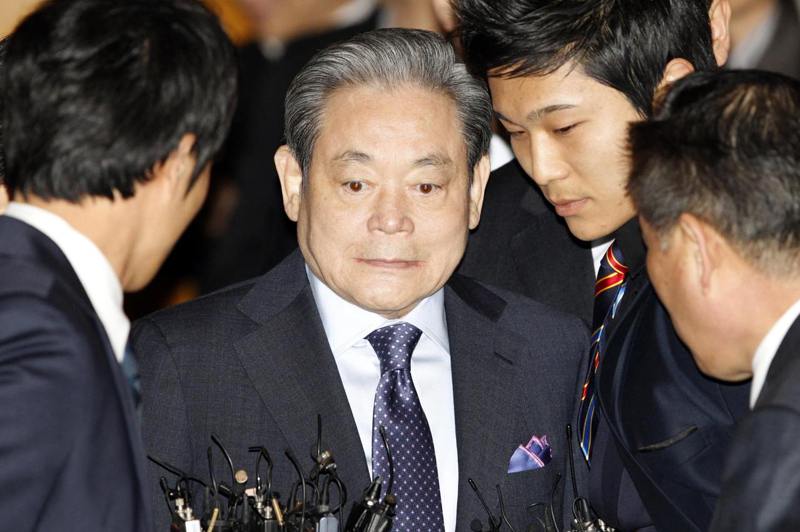 南韓三星電子會長李健熙25日辭世，享壽78歲。圖為2011年檔案照。路透