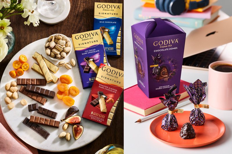 GODIVA為比利時皇室御用巧克力品牌，主打高品質巧克力品項。圖／GODIVA提供
