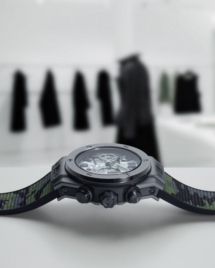 BIG BANG UNICO迷彩山本耀司腕表，71萬元，限量200只。圖／宇舶表提供