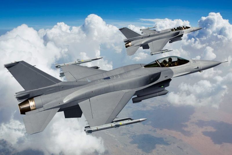 國軍未來新購F-16V的想像圖。圖／洛克希德馬丁提供