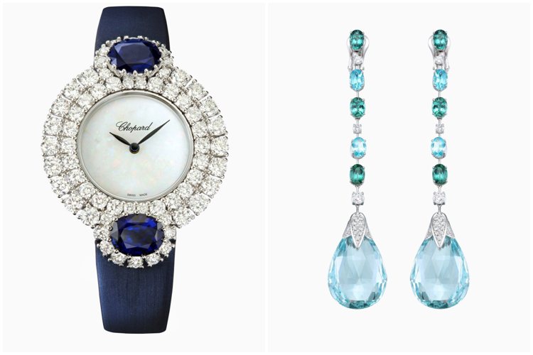 蕭邦推出藍色系高級珠寶，迎接璀璨冬日。圖／迪生提供