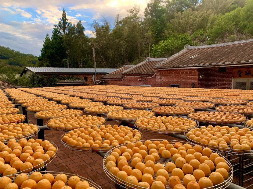 每年入秋之後，新竹鄉下的客家三合院就會曬起一盤盤的柿餅，成為獨特的客庄秋日美景。...