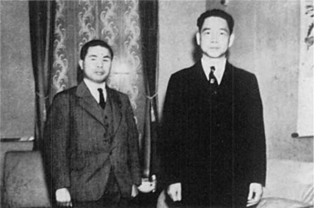 1949年根本博偷渡台灣，與兒玉譽士夫（左）的走私偷渡管道有關，兒玉戰時成立兒玉機關，協助侵華日軍情報工作，戰後幕後支持日本右派打擊左派，行賄官員，無所不用其極。 圖／翻攝自網路