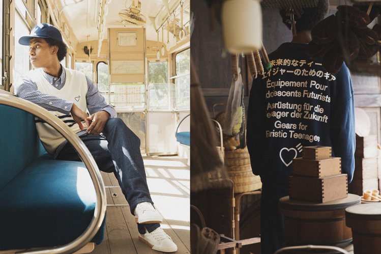 adidas Originals再次與Nigo的品牌HUMAN MADE合作，以復古潮流及運動功能為靈感，創造了丹寧系列以及粉絲必搶的充氣夾克和背心。圖／adidas Originals提供