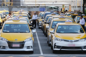 近一年多元計程車數量快速攀升，計程車市場面臨洗牌。記者曾學仁／攝影