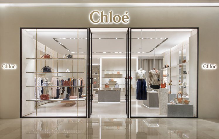Chloé台中大遠百專門店於1樓原址重新開幕。圖／Chloé提供