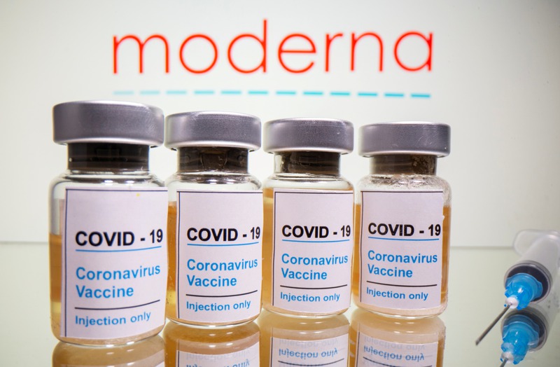 美國食品藥物管理局將在耶誕節前，批准莫德納（圖）與輝瑞疫苗新藥上市，圖為示意圖。路透