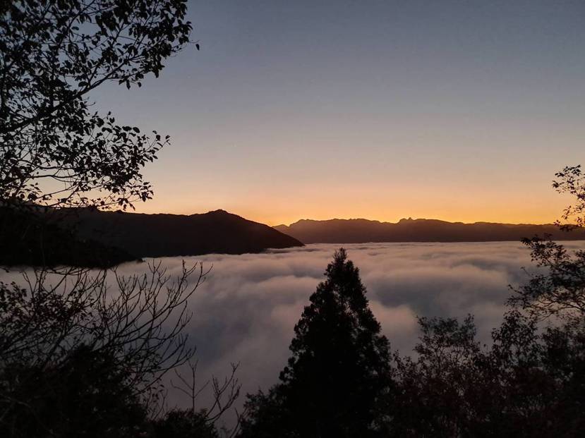 太平山宜專一線22公里到24公里的雲瀑。  圖／羅東林管處提供